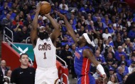 哈登30分6失误米切尔加时7分 CC39+9骑士加时胜活塞3-2